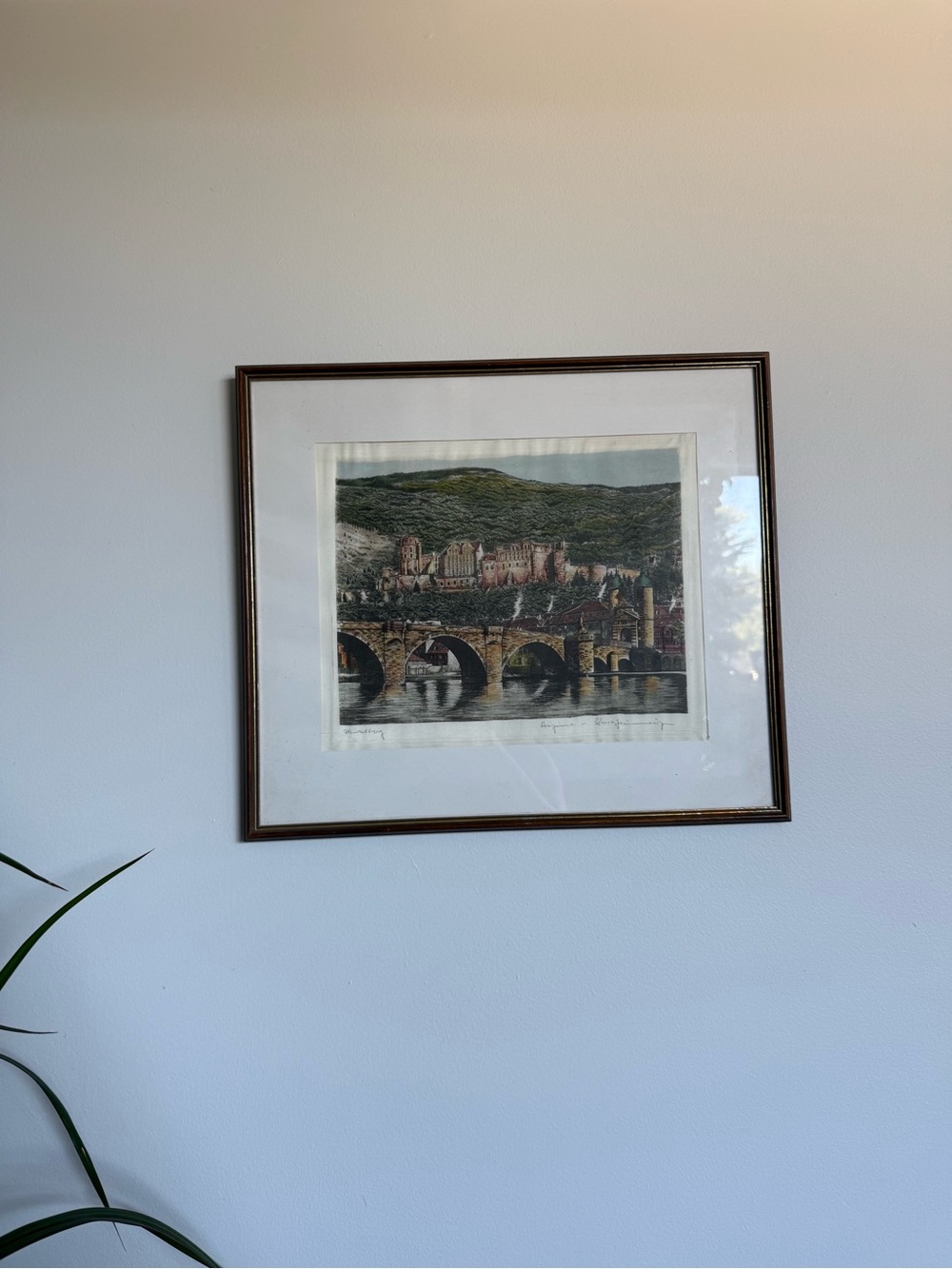 Heidelberg, Germany – Vintage Framed Scenic Print